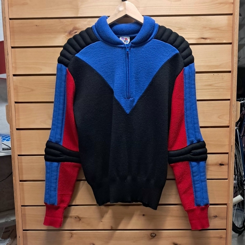 Vintage 100% Wool Peregrine Colorblock Sweater